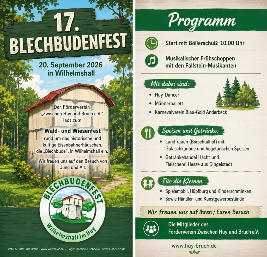 Einladung 17. Blechbudenfest